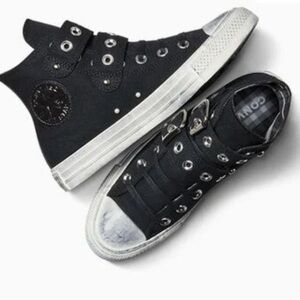 Converse Black Strap High-Tops